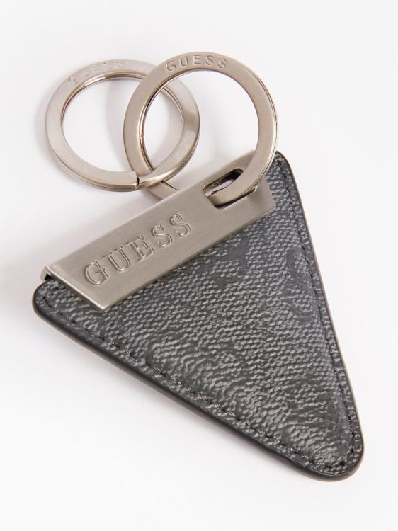 черен ключодържател с лого Vezzola 4g Guess