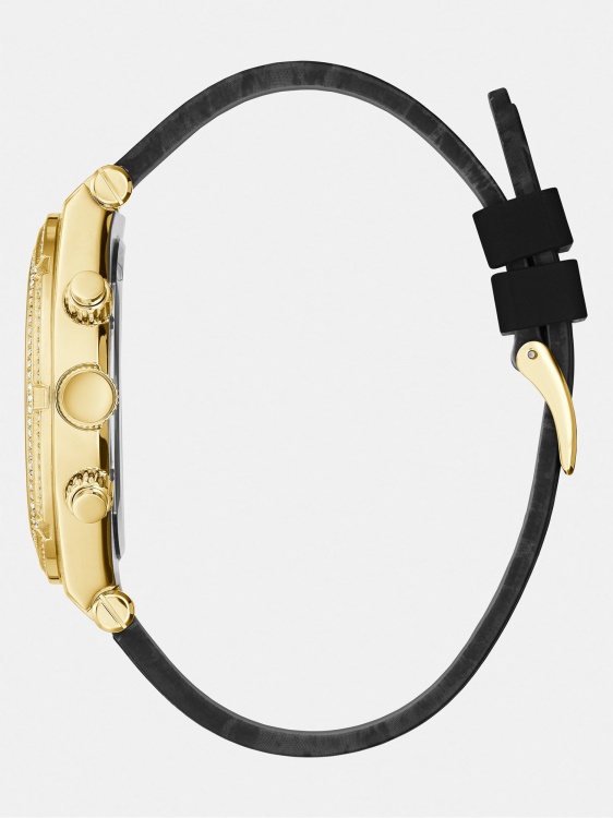кристален многофункционален часовник Guess бял