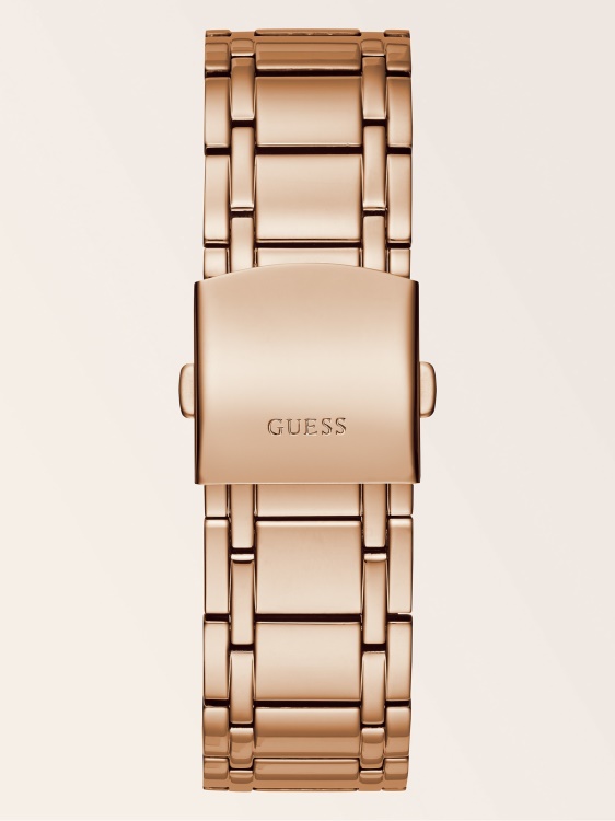 черен кристален аналогов часовник Guess