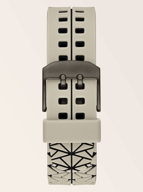 цифров часовник Guess бял