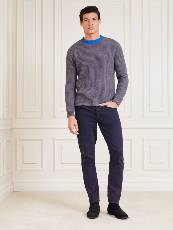 Guess сив пуловер от смес от вълна от марциано