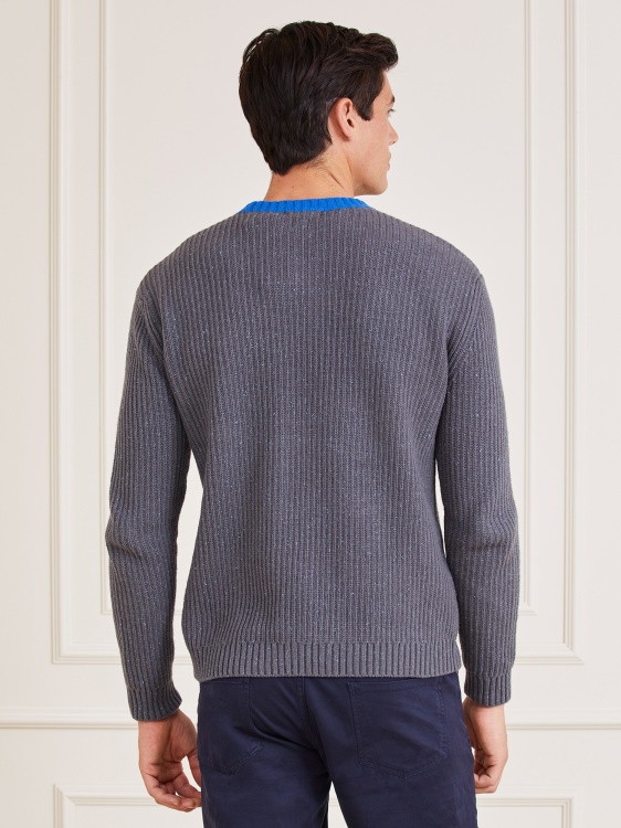 Guess сив пуловер от смес от вълна от марциано