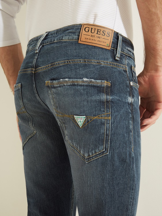 Guess Blue Trend тесни дънкови панталони