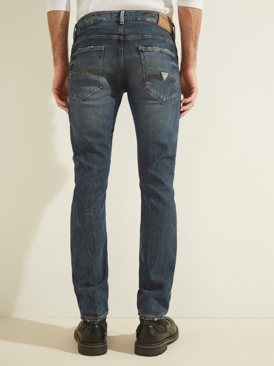 Guess Blue Trend тесни дънкови панталони