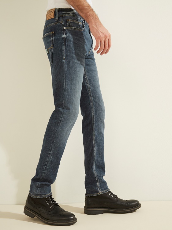 Guess Blue Trend тесни дънкови панталони