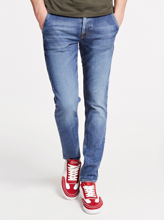 Guess Skinny Trend Fit Denim панталон син нов