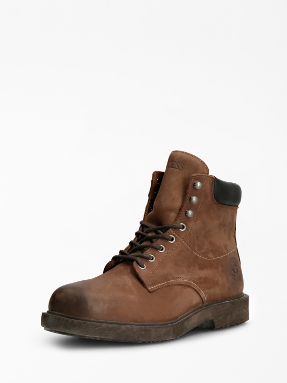 боти до глезена Laion естествена кожа кафяв Guess