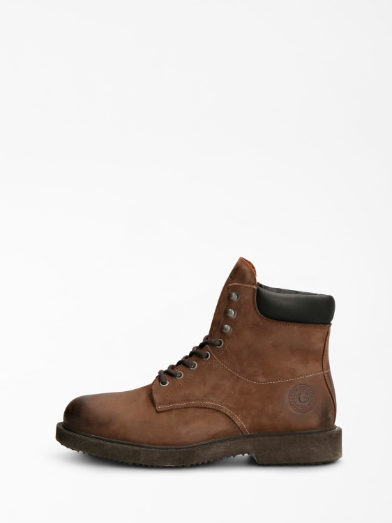 боти до глезена Laion естествена кожа кафяв Guess