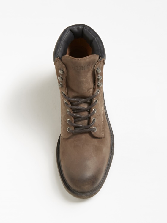 боти до глезена Laion естествена кожа кафяв Guess
