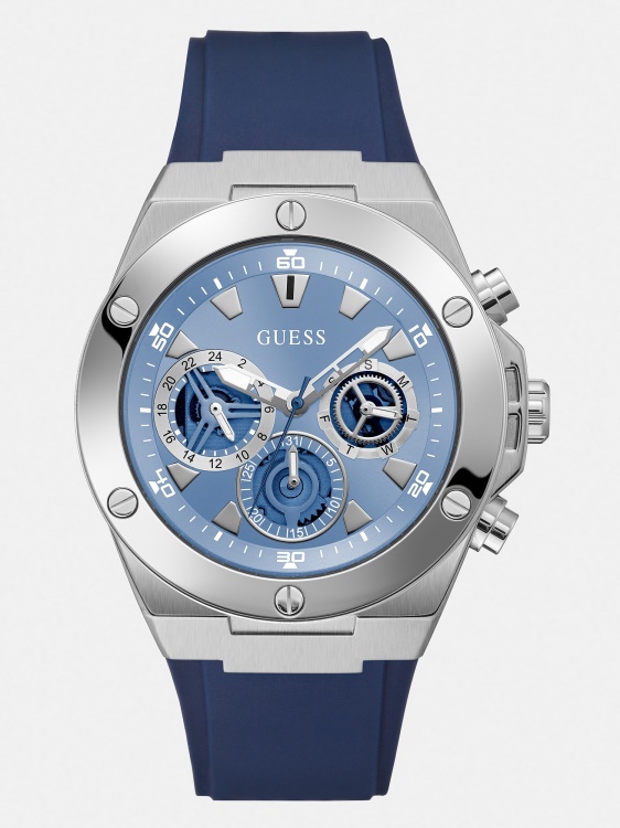Trend черен многофункционален часовник Guess нова тенденция