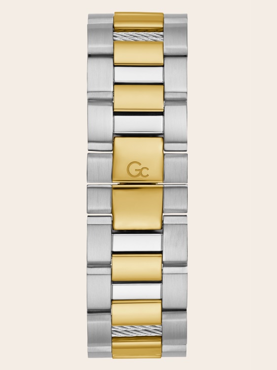 Gc стоманен хронограф часовник сребро Guess