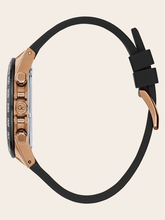 черен часовник Guess Gc кварцов хронограф