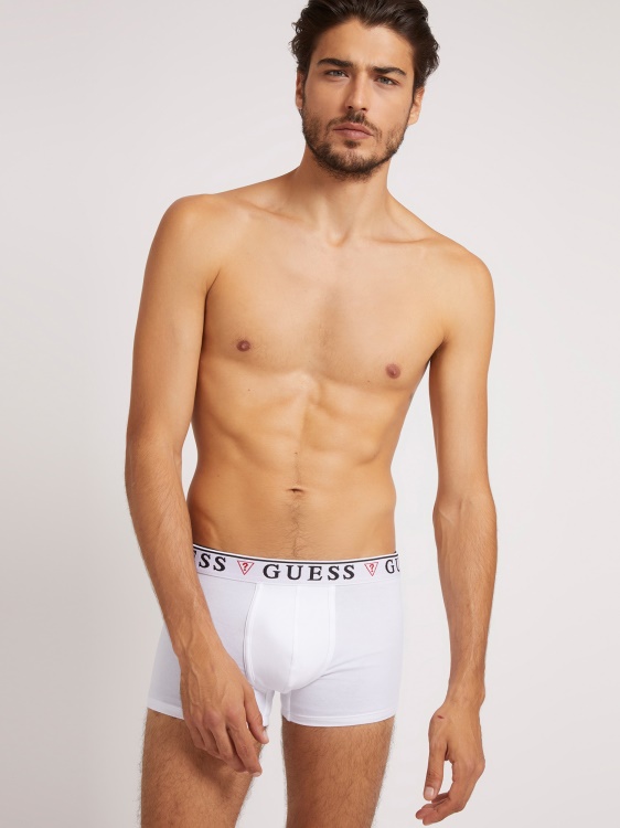 пакет 3 боксерки с лого бели Multi Guess
