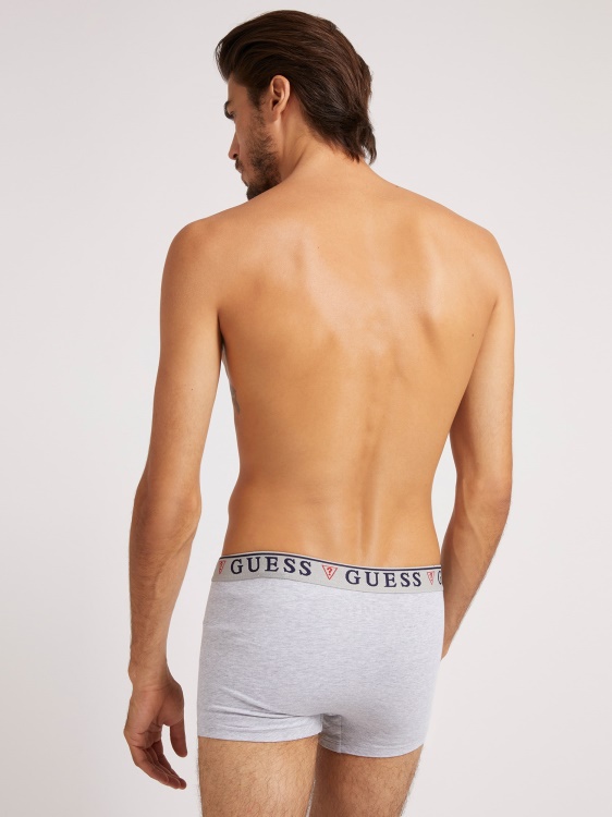 пакет 3 боксерки с лого бели Multi Guess