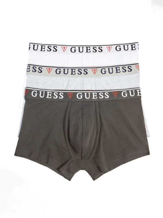 пакет 3 боксерки с лого бели Multi Guess