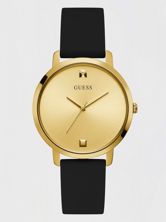 сребърен аналогов часовник Guess