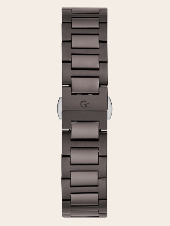 Guess Gc стоманен хронограф часовник кафяв