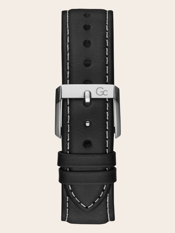 сребрен Gc кварцов хронограф часовник Guess