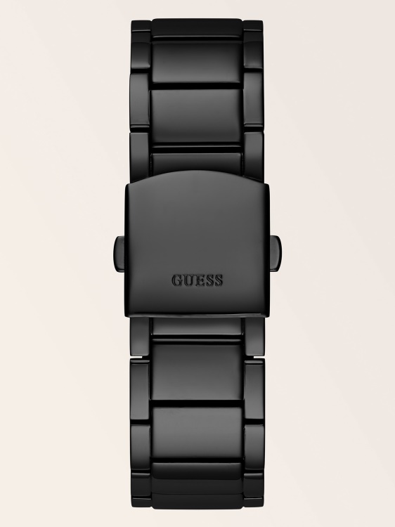 кристален аналогов часовник Guess черен