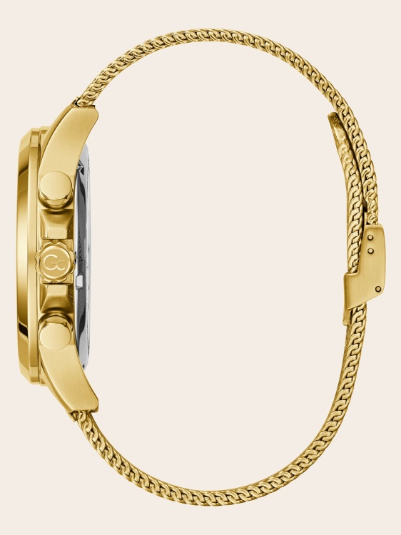 Gc кварцов хронограф часовник Guess сребро