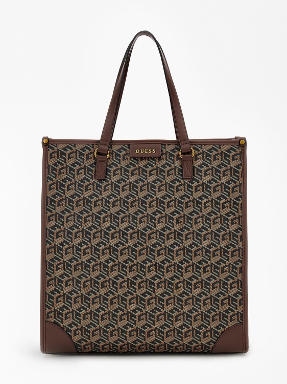 черен Ederlo G Cube лого чанта Guess