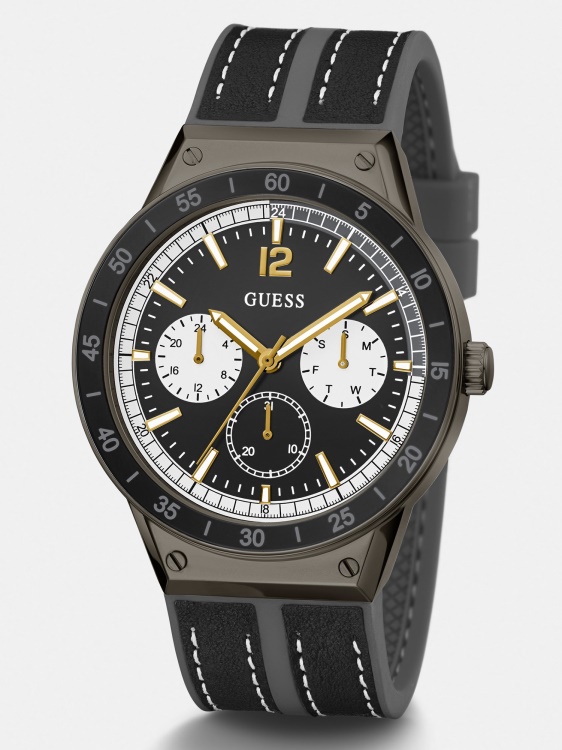 многофункционален часовник Guess черен