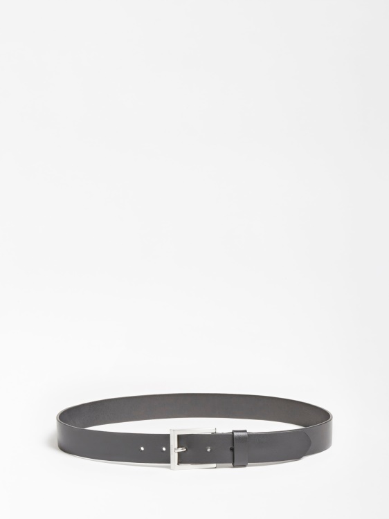 Guess черен колан от истинска кожа нова тенденция