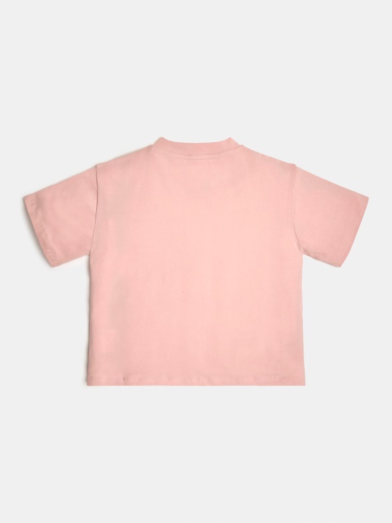 Guess розова тениска с предно лого
