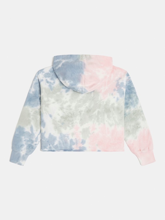 суичър с многоцветен модел Guess Tye Dye