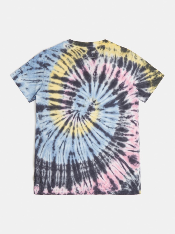 многоцветен модел Tye Dye тениска Guess