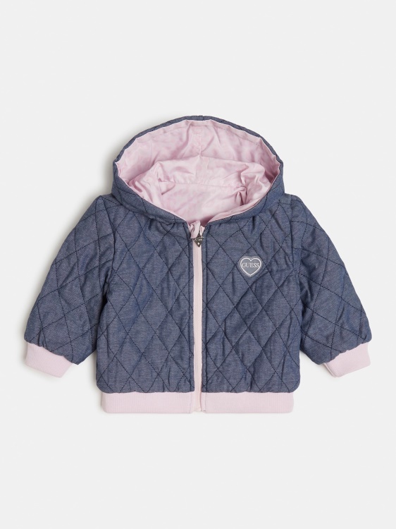розово двустранно бомбър яке Guess