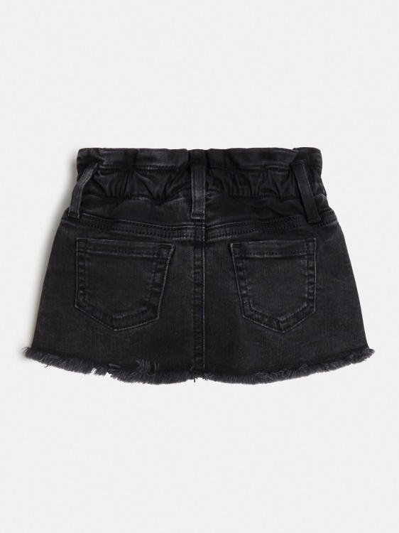 бродирана дънкова пола черна Guess