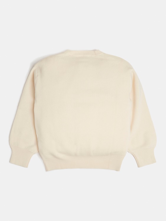 предно лого пуловер крем Guess