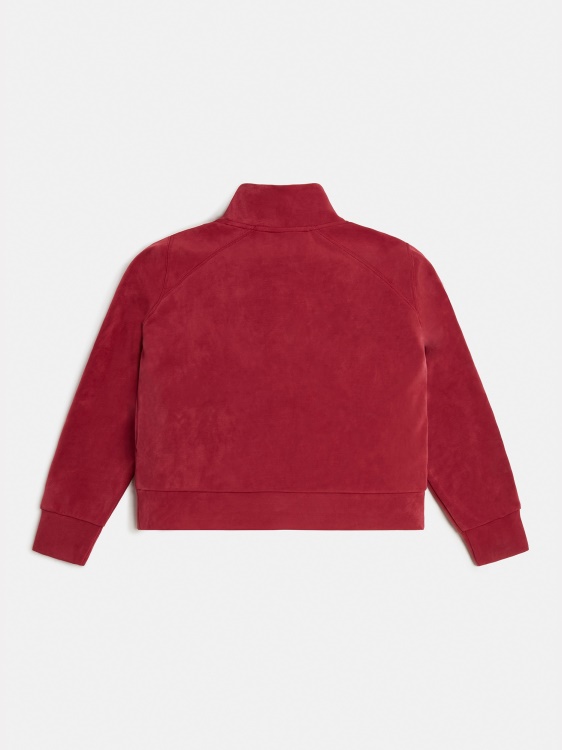 лилав суичър с цип Guess