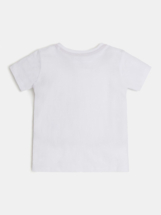 тениска Guess Trend Front Logo бяла