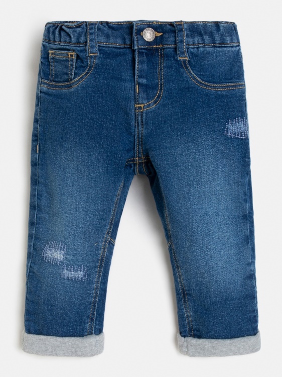 дънкови панталони Guess Blue