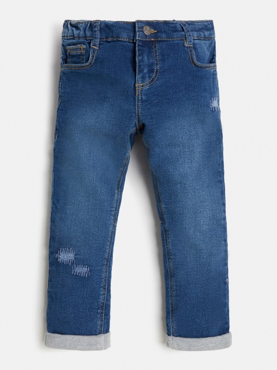 дънкови панталони Guess Blue