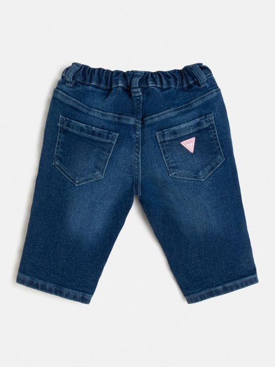 Mom Fit деним панталон син Guess