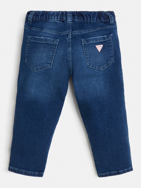 Mom Fit деним панталон син Guess