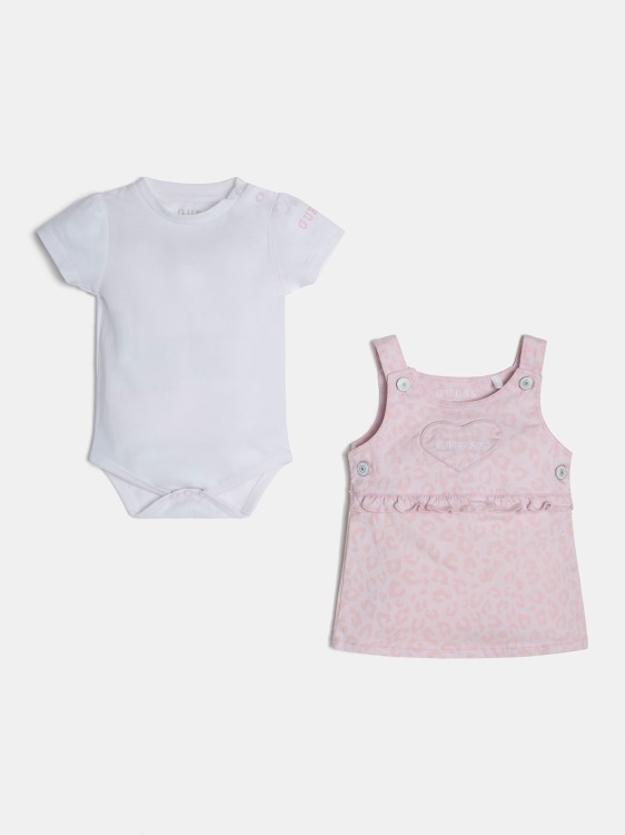 комплект от смесен бял памук Guess