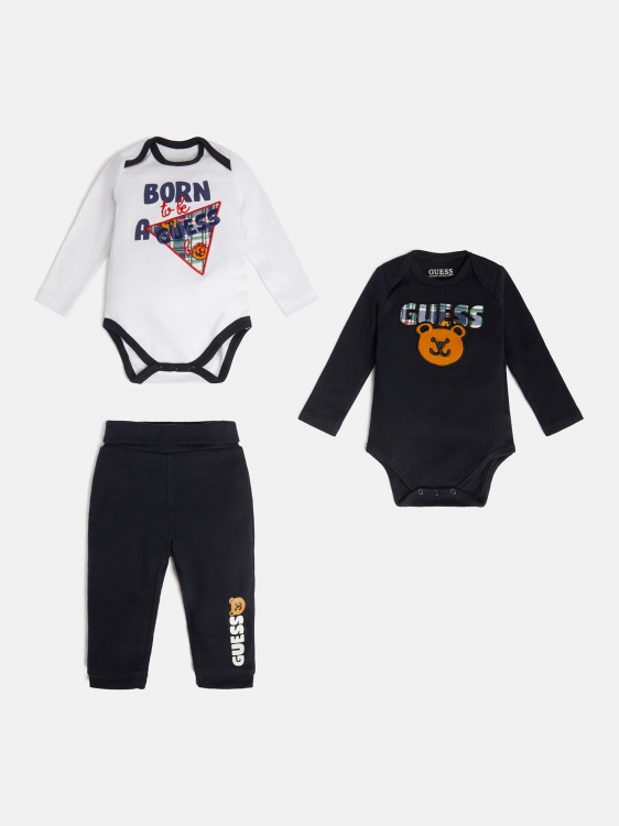 Guess Pack 2 боди и панталон син мулти