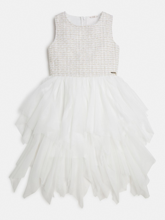 рокля от туид Guess бяла