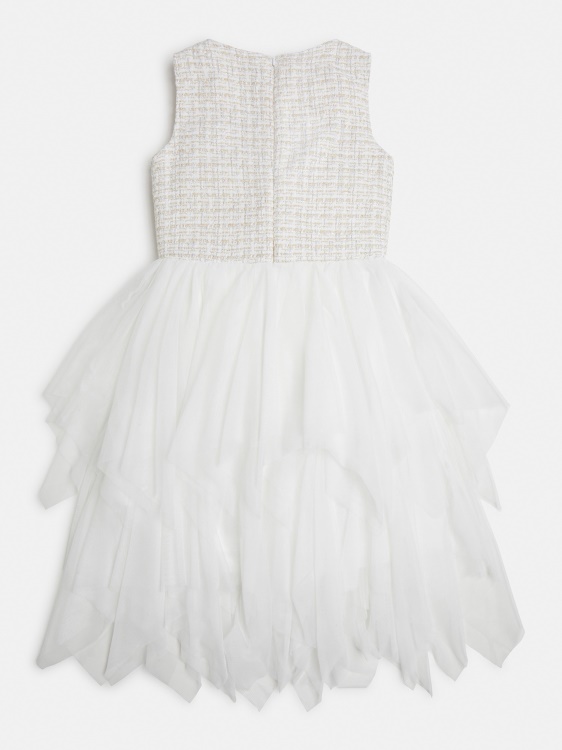 рокля от туид Guess бяла