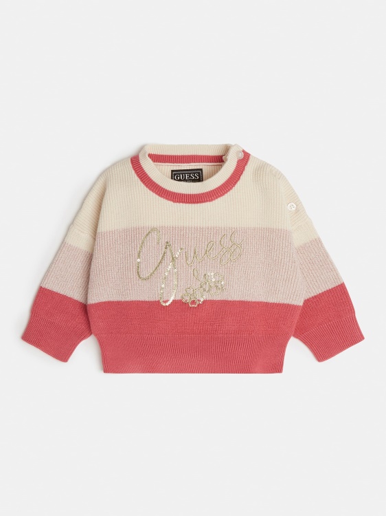 раиран пуловер мулти розов Guess