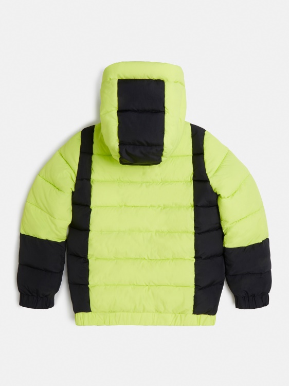 Guess предно лого Puffer зелено