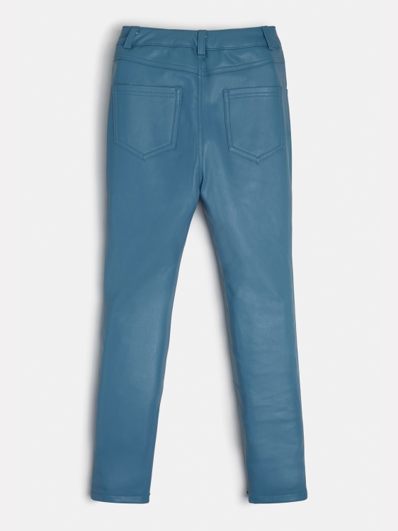 син панталон от изкуствена кожа Guess
