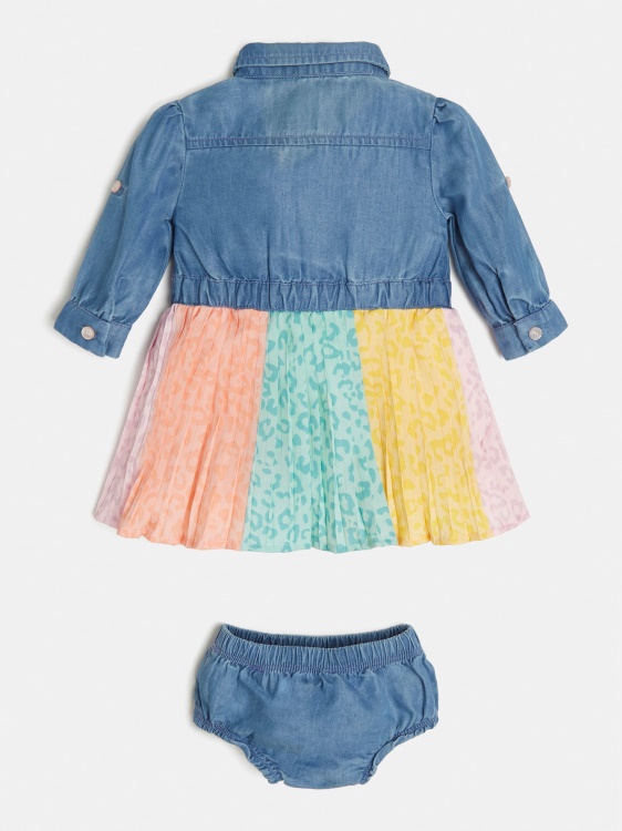 дънкова рокля и бикини Guess Blue Multi