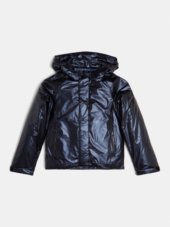 метализирана ветровка син Guess
