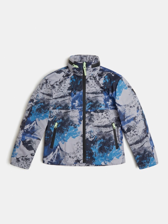 цял печат Guess Blue Multi