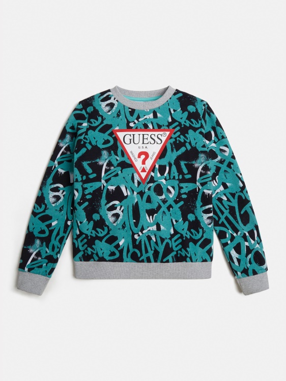костюм с многоцветен модел Guess навсякъде